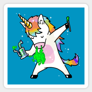 Dabbing Unicorn Dabbing Magnet